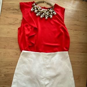 RW & Co, Red blouse, size M